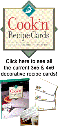 4x6 Recipe Binders Recipe Card Protectors