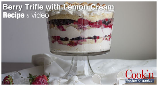 Berry Trifle with Lemon Cream