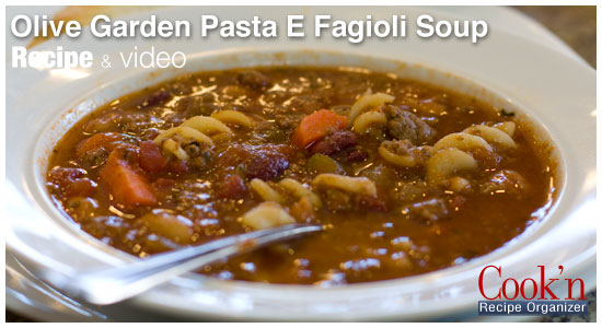 Pasta E Fagioli Soup