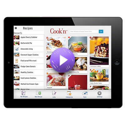 Cook'n iPad Mobile App 