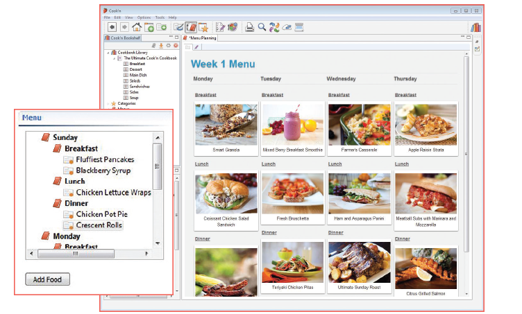 Visual Menu Planner 