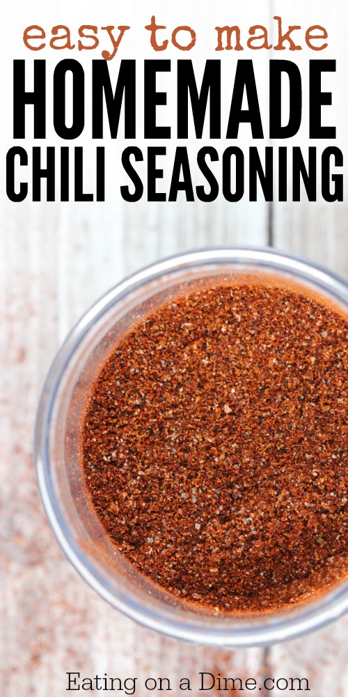 Homemade Chili Seasoning Mix