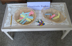 Gratitude basket