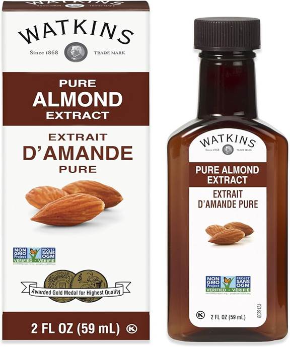 Amazon.com: Watkins Pure Almond Extract, 2 Fl Oz (Pack of 1) : Grocery &  Gourmet Food
