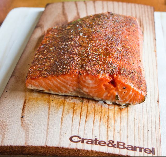 Grilled Blackened Cedar Plank Salmon