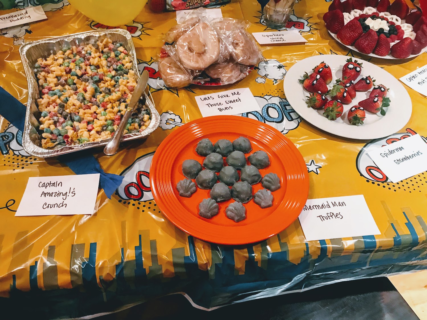 Superhero fruit trays discount
