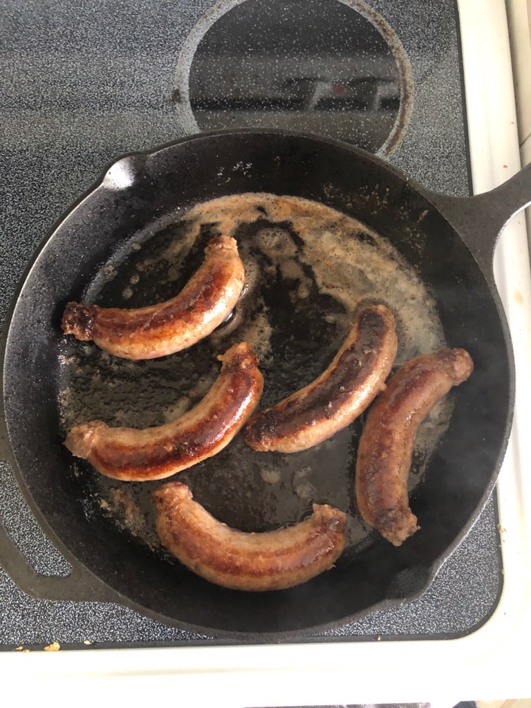 Pan-Fried Beer and Onion Bratwurst - Craving Tasty