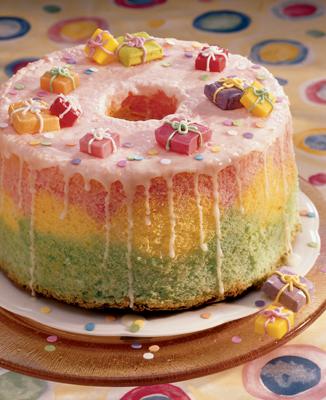 Birthday Cake Recipe on Rainbow Angel Birthday Cake