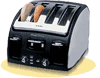 T-Fal Avante Deluxe 4 Slice Toaster