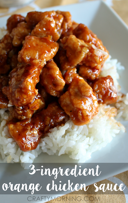 3 Ingredient Orange Chicken Sauce A K A Panda Garden Orange Chicken