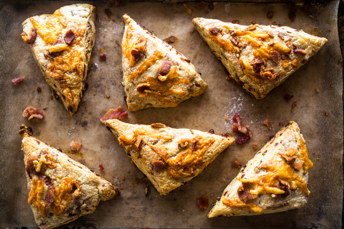 Bacon Cheddar Scones