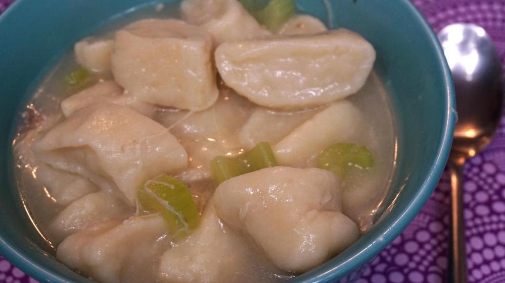 Old Fashioned Chicken and Dumplings (Bubbat Balls) | MennoNeechie Kitchen