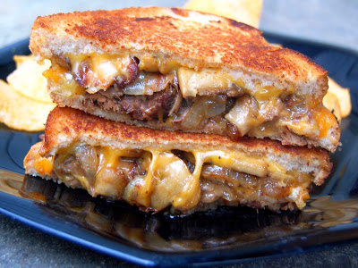 Leftover Pot Roast Patty Melts