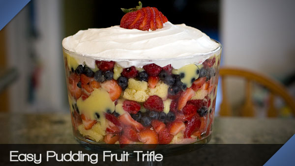 Easy Pudding Fruit Trifle