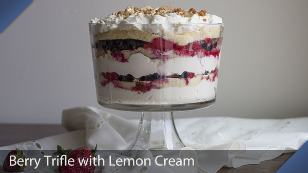 Berry Trifle with Lemon Cream
