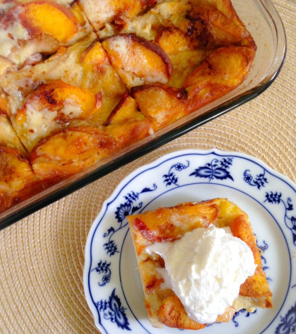 Grandma S Overnight Peach French Toast