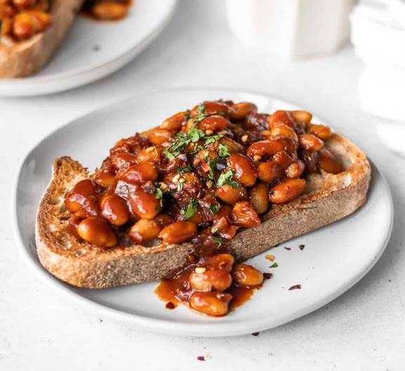 Smoky Beans on Toast