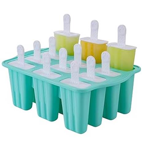 Popsicle Molds, 12 Pieces Silicone Ice Pop Molds Popsicle Mold Silicone BPA  Free Reusable 14 Sticks Easy Release Ice Pop Make (Green, 12 Cavities) :  Amazon.ca: Home