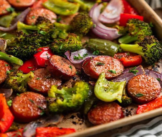Sausage Sheet Pan Dinner