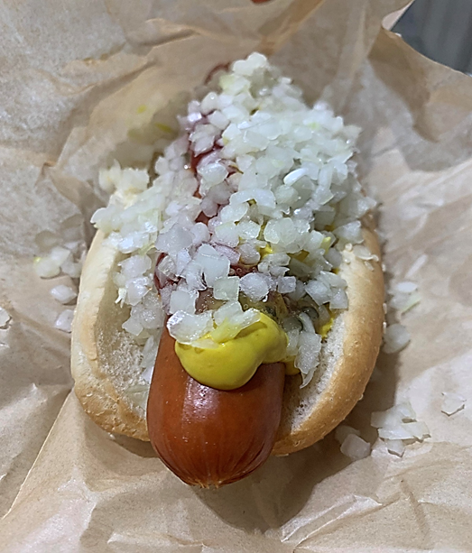 Diced Onions with a hot dog : r/Costco