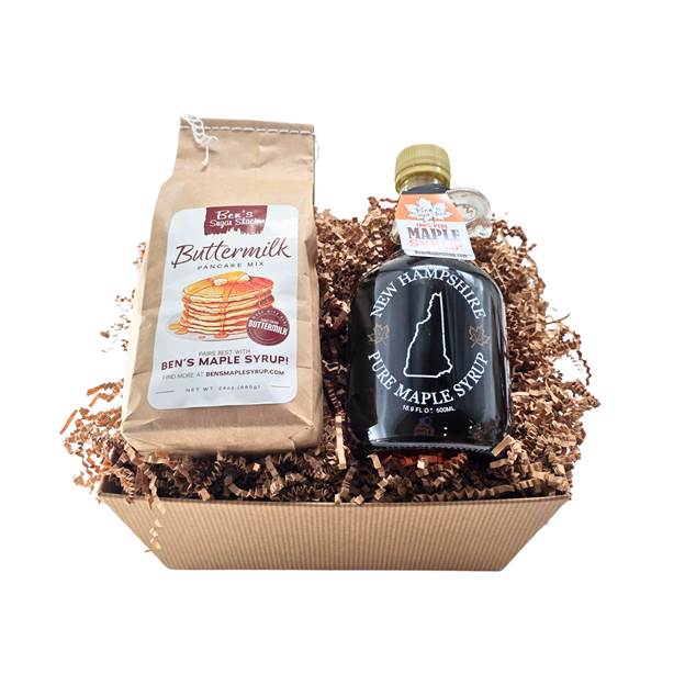 NH Glass Jug & Pancake Mix Gift Basket