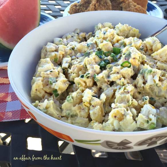 The BEST Deviled Egg Potato Salad