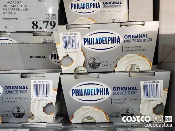 4277367 philadelphia cream cheese 2 x 500 g 2 20 instant savings expires on  2021 06 20 8 79 - Costco East Fan Blog