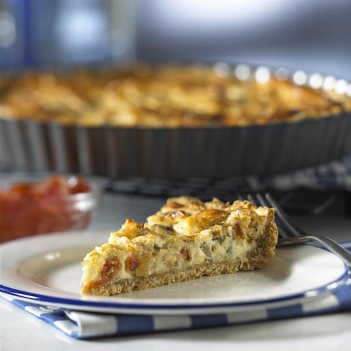 Onion, Bacon And Swiss Appetizer Tart